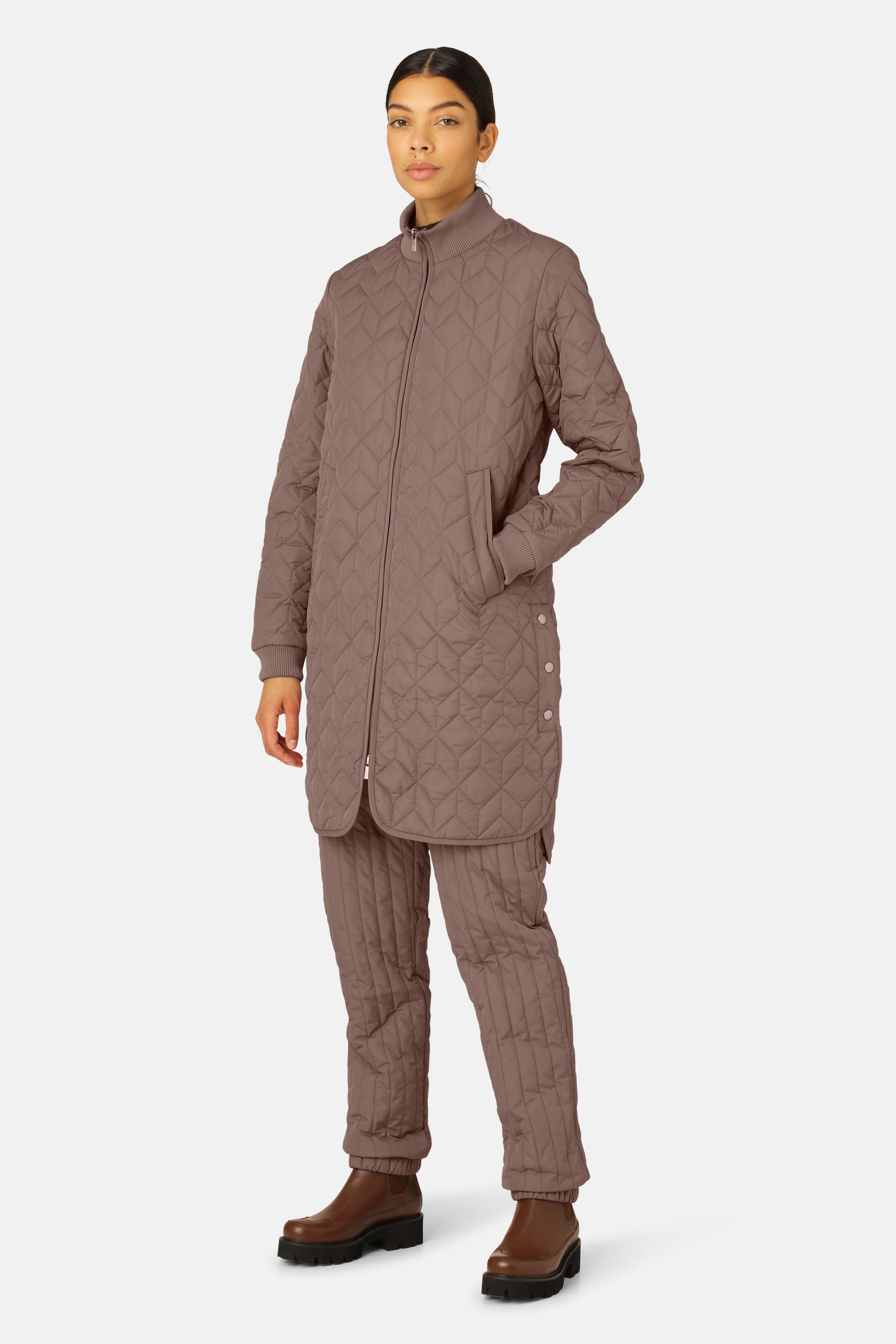 Ilse Jacobsen Hornbæk Outerwear Quilt Coat Coat 548 Old Lavender